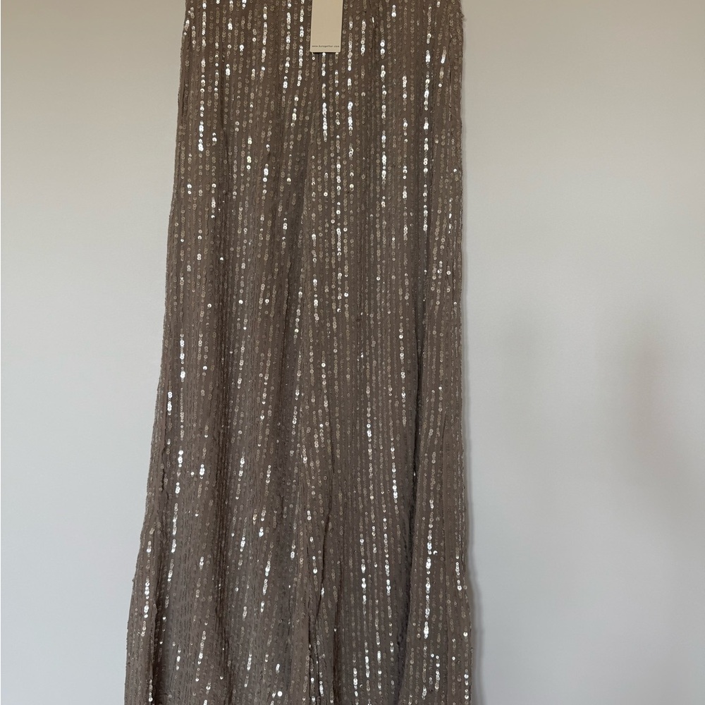 NWT Shimmering Sequin Palazzo Pants Size Small
